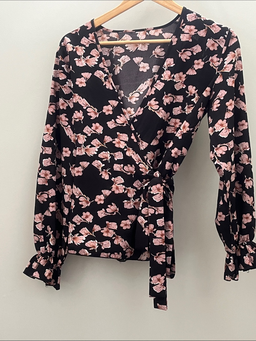 Wrap over belt top S